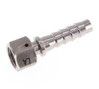 13x25 mm & G1/2'' Stainless Steel 1.4301 Hose Pillar with Union Nut DIN EN 14423 / DIN 2826