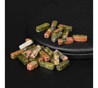 13x4mm Imperial Agates Spacer Beads Flat Rectangle Tube Natural Stone Loose Bead for Jewelry Making DIY Bracelet Earrings Supply