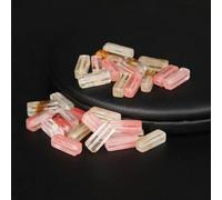 13x4mm Imperial Agates Spacer Beads Flat Rectangle Tube Natural Stone Loose Bead for Jewelry Making DIY Bracelet Earrings Supply