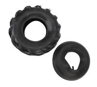 13x5.00-6 Thickened Rubber Shock Absorb Strong Grip Pattern ATV UTV Tire Tube Wheel, for Garden Go Cart ATVs, Robust Tubeless Pneumatic Rubber Tires for Lawn Mower,