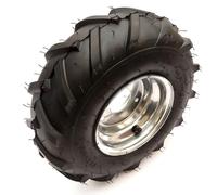 13x5.00-6 Wheel & Tyre 3 Stud Metal 6" Rim 54mm Bore Super Lug Off Road Turf Tread 13x500-6 Ride On Mower Lawn Tractor