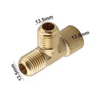 14 * 1.5 Tee Conversion Joint Connector For Piston 1pcs 14 * 1.5 Tee obstruct any air leakage It offers flexibility and compatibility designed for long lasting use with proper