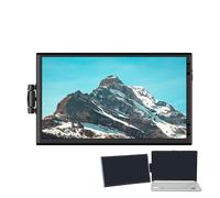 14.1-Inch Laptop Screen Extender, 60hz Fhd Ips External Display Monitor, Low Blue Light, Eye Protection, Portable Monitor and Slim Design Duals Monitors with USB C/HDMIPort