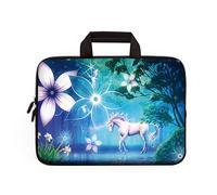 14 14.1" 14.2" 15" 15.4" 15.6" inch Inch Laptop Sleeve Case Protective Bag with Outside Handle,Ultrabook Notebook Carrying Case Handbag Compatible With Dell Toshiba HP Chromebook