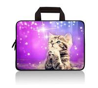 14 14.1" 14.2" 15" 15.4" 15.6" inch Inch Laptop Sleeve Case Protective Bag with Outside Handle,Ultrabook Notebook Carrying Case Handbag Compatible With Dell Toshiba HP Chromebook
