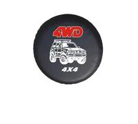 14" 15" 16" 17" Inch 4WD 4x4 PVC Leather Spare Wheel Tire Cover Case Bag Pouch Protector Car Tyres 14 Inch For Jeep(17inch)