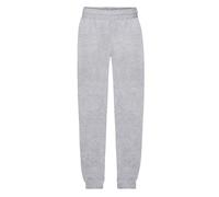 (14-15, Heather Grey) Fruit Of The Loom Kids Unisex Premium 70/30 Jog Pants / Jogging Bottoms