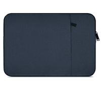 14-15 Inch Water Resistant Laptop Sleeve Case Compatible 15 Inch New MacBook Pro Touch Bar A1990 A1707, Acer Chromebook 14, HP Chromebook 14 Protective Carrying Bag, Navy Blue