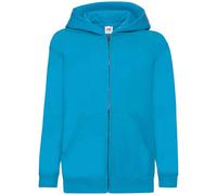 (14-15 Years, Azure) Fruit Of The Loom Childrens/Kids Hooded Sweatshirt