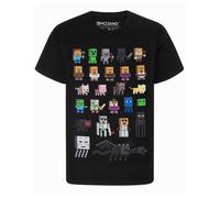 (14-15 Years, Black) Minecraft Childrens/Kids Sprites T-Shirt