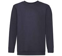 (14-15 Years, Deep Navy) Fruit of the Loom Kids/Childrens Classic Drop Shoulder Sweatshirt