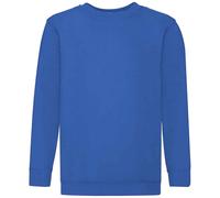 (14-15 Years, Royal Blue) Fruit of the Loom Kids/Childrens Classic Drop Shoulder Sweatshirt