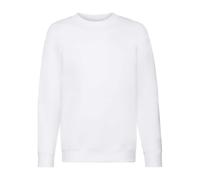 (14-15 Years, White) Fruit of the Loom Childrens/Kids Premium Drop Shoulder Sweatshirt