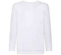 (14-15 Years, White) Fruit of the Loom Kids/Childrens Classic Drop Shoulder Sweatshirt