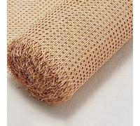 14"/16"/18"/20"/22"/24"/26"/28"/30"/32"/34"/36"/40"/48"Wide Open Weave Rattan Woven Mesh Fabric Roll Sold by The Metre, Natural Rattan Roll Cane Webbing for Furniture Repair DIY Projects(28inx10ft)