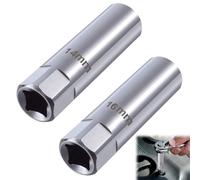 14&16mm Spark Plug Socket CR-V Magnetic Thin Wall for Car Bike