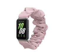 kwmobile Watch Strap Compatible with Samsung Galaxy Fit 3 - Lavender Scrunchie Watch Band - 14-19 cm