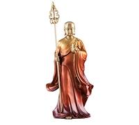 14.2" Brass Ksitigarbha Bodhisattva Leader Buddha Statue
