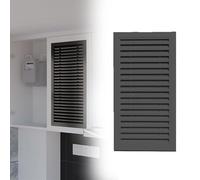 14'' 26'' 24'' 20'' 28'' 16'' 18'' Double-Layer Return Air Grille Cover, Black Removable Return Vent Cover Decorative - Commercial/Residential, Louvered Access Panel(75x135cm/29x53in)