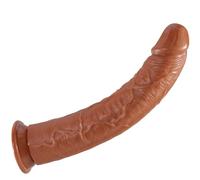 14.33 Inch Long Brwon Dildo Adult Sex Toys,Realistic No-Balls Dildo Anal Plug Sex Toys with Small Glans and Strong Suction Cup Deepest Sex for Women Men Gay