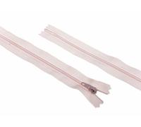 14" 36cm YKK Nylon Closed End Dress Zips Pale Pink - per Single Zip