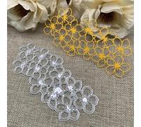 14.3x6.8cm Flower Strip Frame Metal Cutting Dies Stencils for Scrapbooking Decorative Handicraft Template,Card Making Scrapbooking Décor