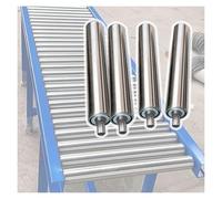 14-40 Inch Heavy Duty Industrial Conveyor Rollers Replacement, 4 PCS 1.5" Dia Rollers for Factory, Commercial Unloading DIY Transmission Parts
