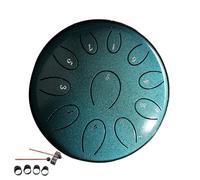 14.4cm Steel Tongue Drum Kit, 5 Steel Tongue Drum With Drumsticks, Rain Drum For Garden, 6 Inch 11 Tones Steel Tongue Drum Rain Chime, Rain Drum Instrument Meditation Drum, Chakra Tank Drum