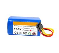 14.4V 14.8V 2600mAh 2800mAh 3000mAh 3500mAh Li-ion Battery,Compatible for Airrobo,P10 Robot Vacuum Cleaner Battery(1pcs 3500mah)
