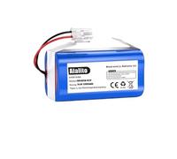 14.4V 2600mAh 3000mAh 3500mAh Lithium Battery .Compatible With ILIFE A4 A4s V7 A6 V7s Plus. Robot Vacuum Cleaner ILife 4S1P Real Capacity(4000mAh)