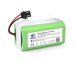 14.4V 2600mAh Replacement Battery for Ecovacs Deebot N79 N79S DN622 Li-Ion Battery Compatible with Tesvor 500 Eufy RoboVac 11, 11S MAX 30, 30C Max 12 15C MAX 15T 35C