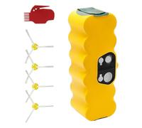 14.4v 3000mah High Capacity Vacuum Cleaners Battery and Brushes for 500 600 700 800 900 Automatic Cleaning Robot Vacuums Battery and Brush Replacement Set