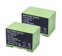 14.4V 3200mAh Rechargeable Replacement Battery，Compatible With Roomba I3 I4 I5 I6 I7 I8 J7 E5 Series Vacuum Cleaners, High-Capacity Li-ion Battery(2600mAh X 2pcs)