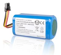 14.4V 3400mAh Replacement Battery Compatible with 360 S5 S7 S7 Pro T90 X9 Robot Vacuum