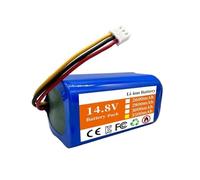14.4v 3500mAh 14.8V Lithium Ion Battery Side Brush Filter, Compatible for Abir, X5 X6 X8 R20 Robot Vacuum Cleaner(2600mAh)
