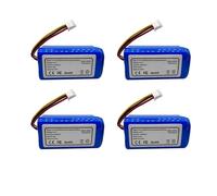 14.4v 3500mAh Li-ion Battery，Compatible With ABIR X5 X6 X8 R20 Robot Vacuum Cleaner(4pcs 3500MAh)