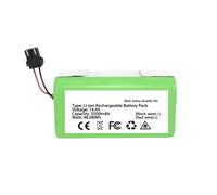 14.4V 4Ah Replacement Lithium Battery, Compatible for Deebot, N79 N79S DN622, Compatible for Eufy, Compatible for RoboVac, 30 35C Rechargeable(2Pcs 3500mAh)