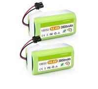 14.4V Li-ion Replacement Battery, Compatible with Cecotec Conga 950 990 1090 1790 1990 Deebot N79S N79 Eufy RoboVac 11S 12 Robot Vacuum Cleaner High Capacity(2PCS 3500mAh)
