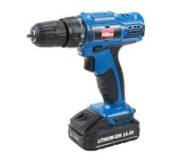 Hilka Tools Cordless Drill Driver 14.4V Li-Ion, Blue