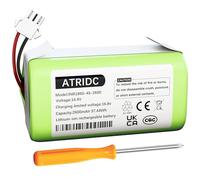 14.4V Replacement Battery Compatible with Eufy Robovac 11S, 11, 11C, 12, 30, 30C, 35C, 15T, 15C, 25C, G10 Hybrid Series, & Ecovacs Deebot N79, N79S, N95, DN622 Series (2600mAh)