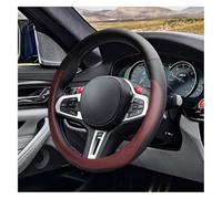 14.5"-15" Car Steering Wheel Cover, Microfiber Leather, Anti-Slip Breathable Decoration, Universal Accessories for Diverse Cars (Gray) Protect the steering wheel