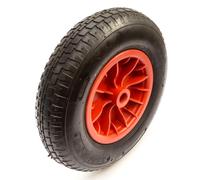14.5" Heavy Duty Wheelbarrow Wheel & Tyre, Red, 3.50-8/4.00-8