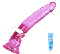 14.5'' Huge Realistic Pink Dildo Soft Dildos Sex Toys with Suction Cup
