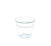 B2C Clear Plastic Planter Pot for Seedlings and Indoor Plants (14.5cm - 1.4L)