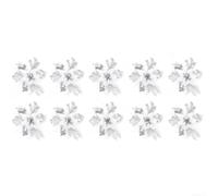 14.5cm for mini Round Wreath Gold Glitter Holiday Decoration(Silver)