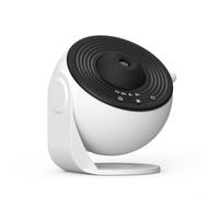 14.5cm Portable Star Projection Lamp with Adjustable Brightness(Black and white)