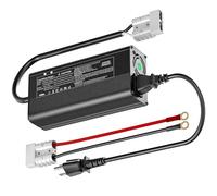 14.6V 20A Lithium Battery Charger, LiFePO4 Battery Charger AC-DC Smart Charger with Anderson Connector LED Indicator Special for 12V/12.8V Deep Cycle Rechargeable Batteries of Car, Truck, Boat, RV 059