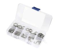 14 * 8 * 3 Spring Disc Washer Assortment Set My Washer Steel Washers with Teeth 180pcs M2-M10 Stainless Steel SS304 Sp Washer Assortment Kit with Box