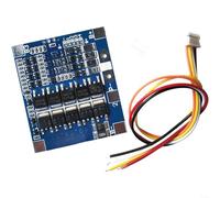14.8V 12.8V 4-Cell For LIFEPO4 Board 30A Max Output With Cell Balancing For Solar Lights And Backup Power(Blue)