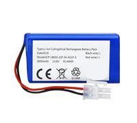 14.8V 3500mAh 14.4V 3200mAh Lithium Battery，Compatible For ILIFE，A4 A4s V7 A6 V7s Plus Robot Vacuum Cleaner，Compatible For ILife，4S1P Real Capacity(2600mAh)